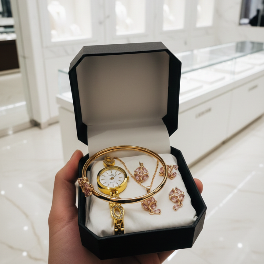 Pearl Drop Jewellery Set